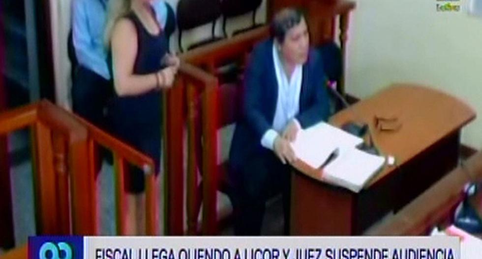 Juez de Chimbote suspendió audiencia y expulsó a fiscal por oler a licor. (Foto: captura)