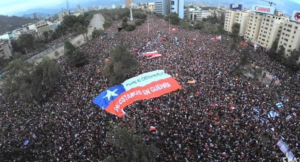 Manifestación en Chile