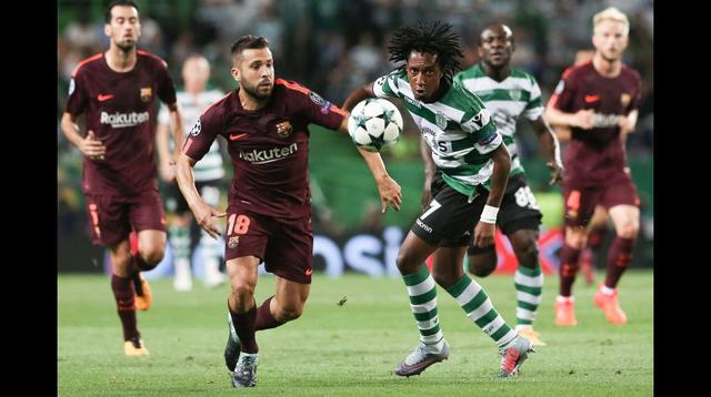 Barcelona vs. Sporting de Lisboa. (Foto: Agencias)