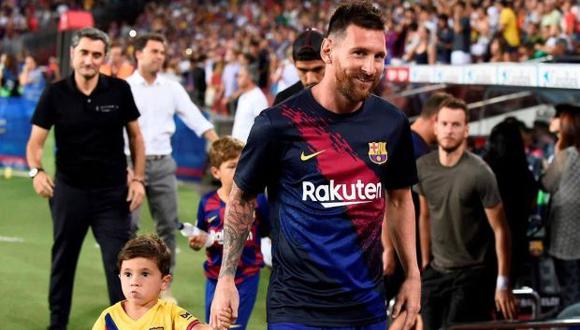 Lionel Messi contó el curioso reclamo de su hijo Mateo. (Foto: Instagram)