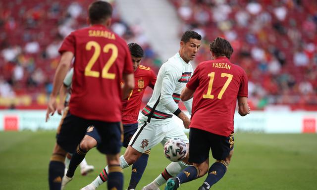 España y Portugal se enfrentaron en un amistoso internacional | Foto: EFE