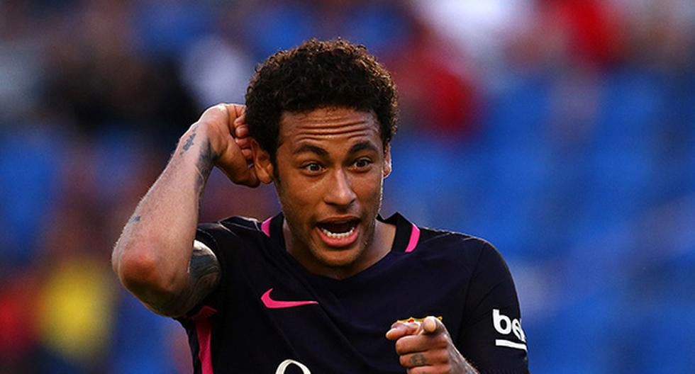 Neymar y el momento incómodo que vivió. (Foto: Getty Images)