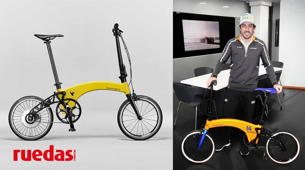 Con tan solo 2 horas y media de carga, la bicicleta eléctrica de Fernando Alonso ofrece una autonomía de 30 km.