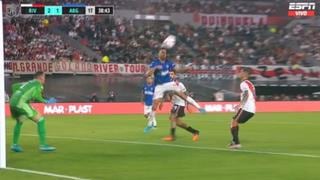 Gabriel Ávalos puso el 1-2 de Argentinos Jrs. vs. River Plate tras un remate de cabeza | VIDEO