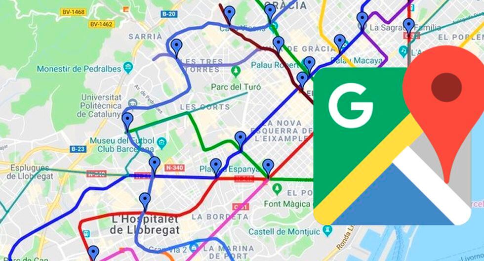 google map kilometre