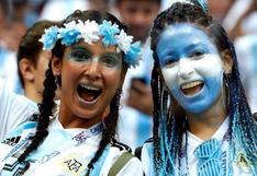 Argentina vs. Nigeria: la hinchada albiceleste presente en el último tren para Messi