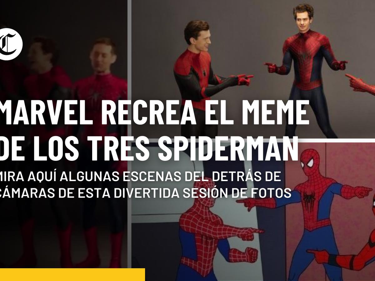 Marvel hace realidad el meme de los tres Spiderman en contenido exclusivo  de “Spider-Man: No Way Home” | Marvel | Sony Pictures | Tom Holland | Tobey  Maguire | Andrew Garfield |