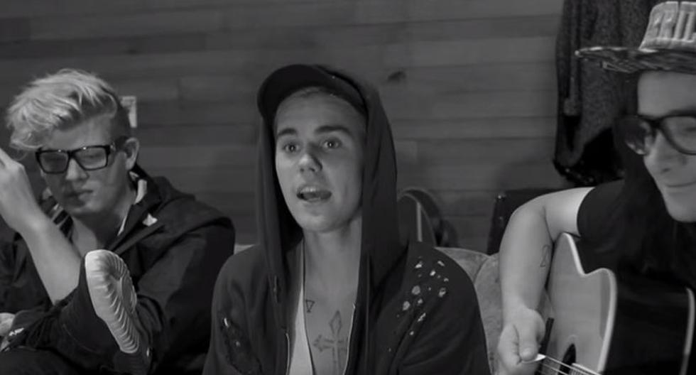 Justin Bieber y su versión acústica de 'Sorry' (YouTube)