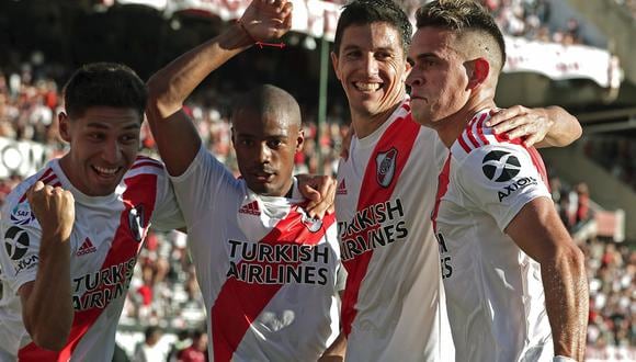 En vivo, River Plate vs. Estudiantes de La Plata vía vía FOX Sports Premium: Pérez, De La Cruz, Fernández y Borré serán de la partida. | Foto: AFP