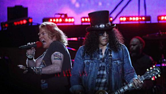 Guns N’ Roses se presenta este sábado en Lima como parte de su “South American Tour 2022″. (Foto: AFP)