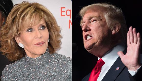 Jane Fonda pide a Donald Trump que respalde a amerindios