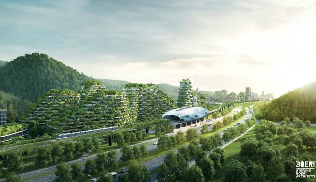 Así será la primera "ciudad bosque" del mundo. (Foto: stefanoboeriarchitetti.net)