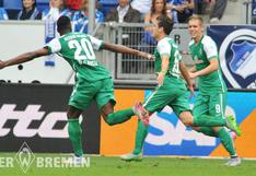 Claudio Pizarro debutó en Werder Bremen con triunfo y pase gol