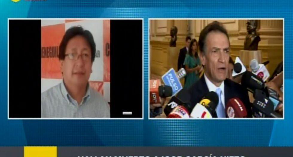 Congresista Héctor Becerril informó que hallaron muerto en Cieneguilla a un técnico de su despacho Igor García Nieto (Captura: RPP Noticias)