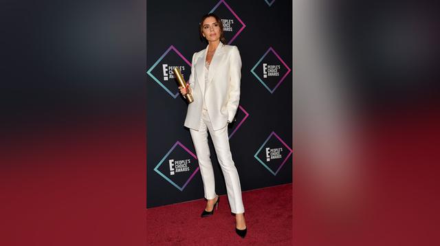Victoria Beckham en los People's Choice Awards 2018. (Foto: Agencias)