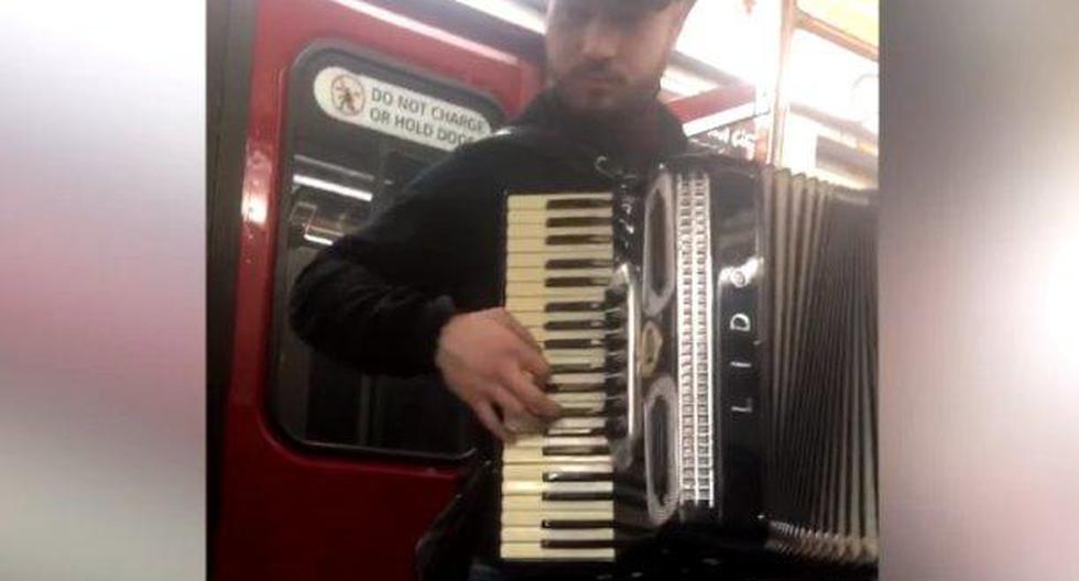 Medios canadienses reportaron que un joven de origen italiano fue multado con $200 dólares  por tocar con su acordeón el tema “Despacito” en metro de Toronto. (Foto: captura de YouTube)