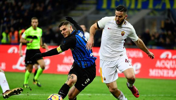 Esta tarde desde las 2:45 p.m. (EN VIVO por FOX Sports) Inter de Milán recibirá a Roma por la jornada 21 del campeonato italiano. (Foto: AFP)