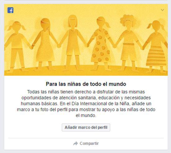 Así celebró Facebook el Día Internacional de la Niña - 2