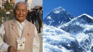 Octogenario murió en el Everest cuando buscaba batir récord