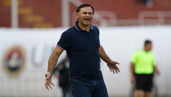 Carlos Bustos es entrenador de Alianza Lima desde inicio de temporada. (Foto. GEC)