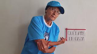 Sofía Salazar, la runner de 81 años que da el ejemplo en la cuarentena 