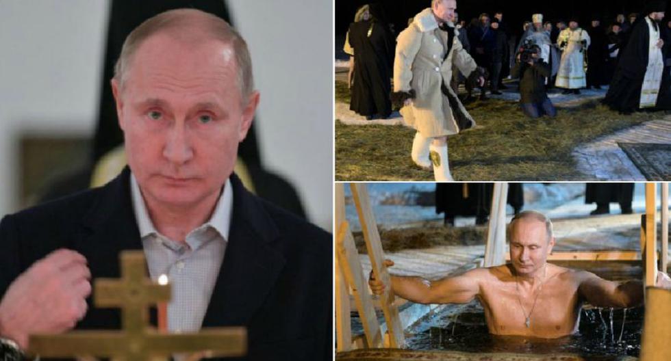 Rusia Vladimir Putin Se Baña En Aguas Heladas Y Celebra Epifanía Ortodoxa Fotos Y Video 5575