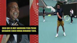 Ronaldo Nazário y sus polémicas declaraciones: “Ahora amo más el tenis que el fútbol”