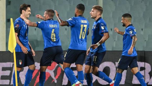 Italia igualó 1-1 con Bulgaria por la fecha 4 del grupo C de las Eliminatorias europeas Qatar 2022. (Twitter: Selección Italia)
