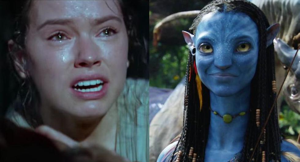 Daisy Ridley es Rey en 'Star Wars' y Zoe Saldana es Neytiri en 'Avatar' (Foto: Lucasfilm / 20th Century Fox)