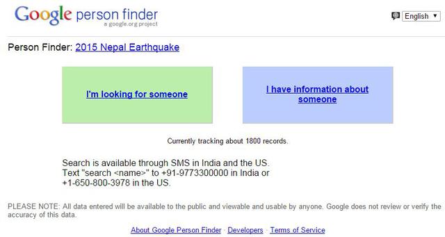 Facebook y Google ayudan a encontrar a personas en Nepal - 2