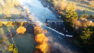 Chile: El derrumbe de un puente deja un muerto y seis heridos