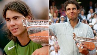 Roland Garros: nueve años de dominio de Nadal en imágenes