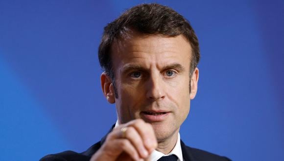 Emmanuel Macron, mandatario francés, dijo en X que la fiscalía nacional antiterrorista “será la encargada de esclarecer este asunto. (Foto de Ludovic MARIN / AFP / referencial)