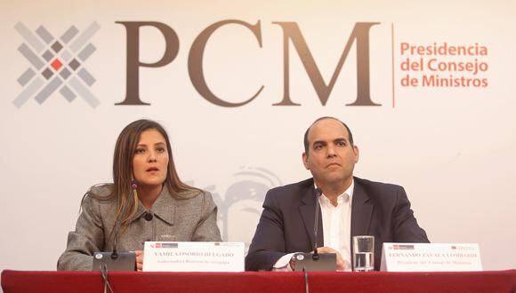 La gobernadora regional de Arequipa, Yamila Osorio, dijo hoy en conferencia de prensa en la Presidencia del Consejo de Ministros que la licitación del Gasoducto Sur Peruano será en enero. (Foto: PCM)