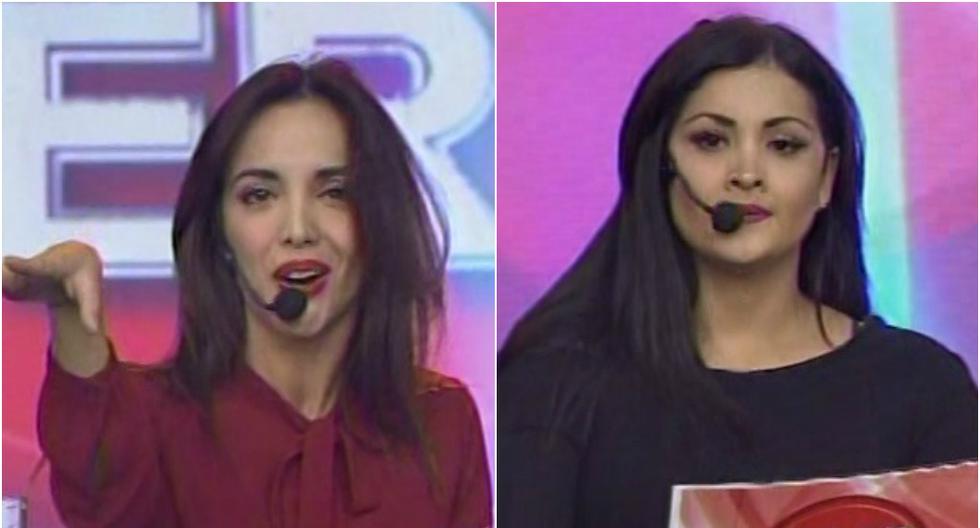 Rosángela Espinoza y Michelle Soifer se dijeron de todo en nuevo juego de Esto es Guerra. (Foto: Captura América TV)