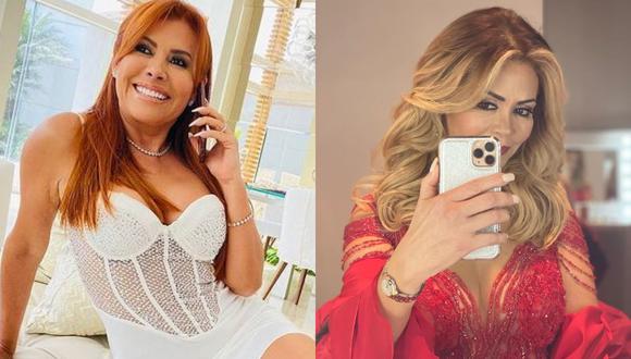 Magaly Medina califica de “tacaña” a Gisela Valcárcel por no gastar en moda. (Foto: @magalymedinav/@giselavalcarcelperu).