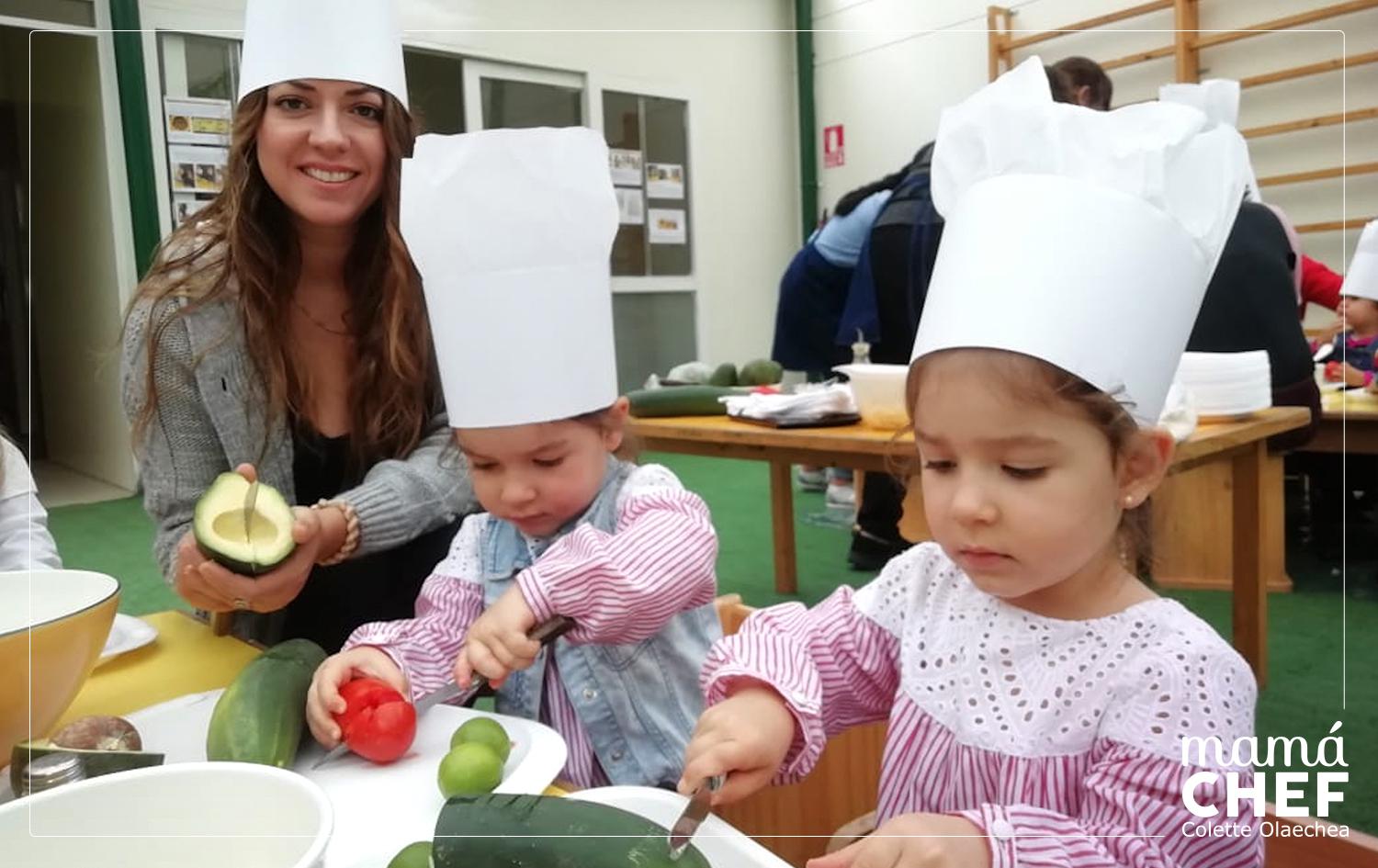 "Nunca los obligamos a comer: en cambio exploramos los alimentos juntos, con mucho respeto, en diferentes preparaciones y como jugando"