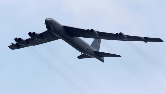 Un bombardero nuclear B-52 de Estados Unidos. (Reuters).