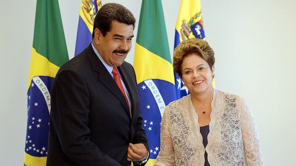 The last time Maduro had visited Brazil was in January 2015, when he was received by former President Dilma Rousseff.  (GETTY IMAGES).