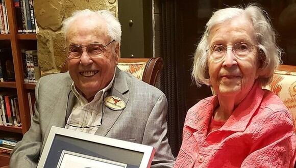 Si bien John, de 107 años, y Charlotte, de 105, se casaron en 1939, su historia de amor empezó cinco años antes. (Foto: Instagram)