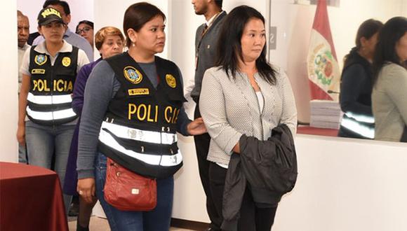 Keiko Fujimori se encuentra con prisión preventiva desde el pasado 31 de octubre. (Foto: Agencia Andina)