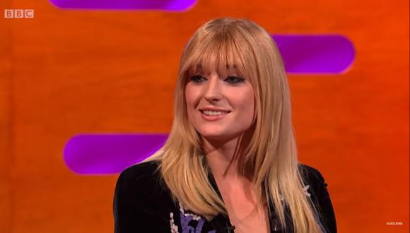 Sophie Turner en el programa de Graham Norton. (Fuente: YouTube)