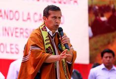 Ollanta Humala: “Vamos a visitar Áncash con el Gabinete para poner orden”