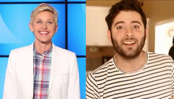 Ellen DeGeneres aceptó reto de joven diagnosticado con ELA