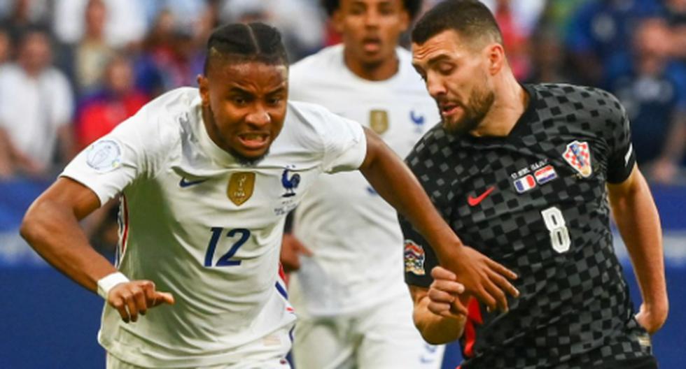 Francia enfrentó a Croacia por la Liga de Naciones