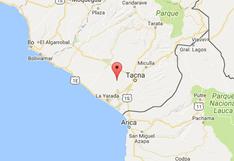 Perú: sismo de 4,1 grados en Tacna no fue percibido por ciudadanos
