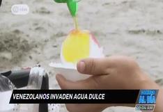 Perú: así se ganan la vida los venezolanos en la playa Agua Dulce