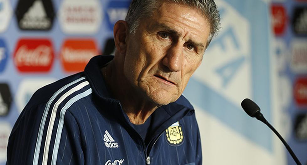 Edgardo Bauza lanzó comentarios sobre la Selección Argentina previo a partido con Perú (Foto: EFE)