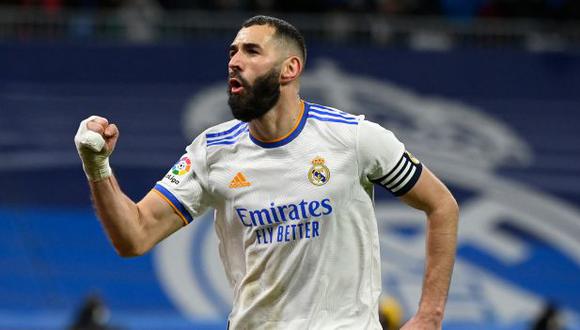 Karim Benzema es la carta ofensiva más importante de Real Madrid. (Foto: AFP)