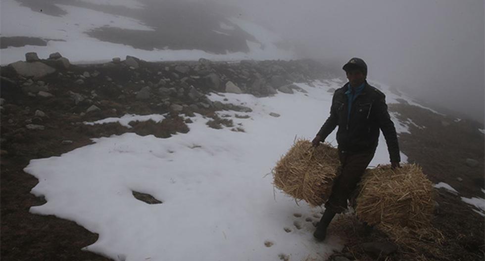 Bajas temperaturas comenzarán a sentirse en la sierra sur y central del Perú desde este jueves, advirtió el Senamhi. (Foto: Agencia Andina)